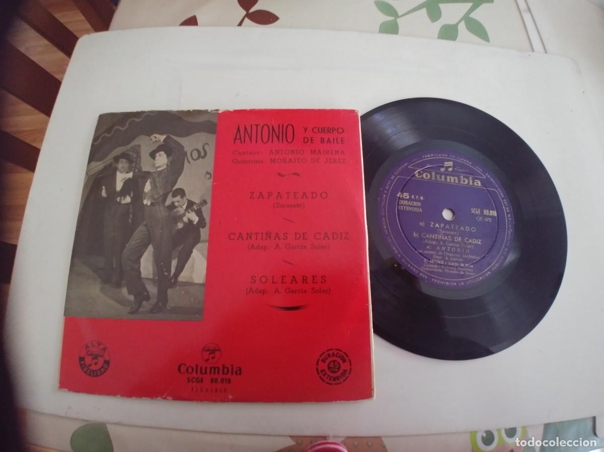 Discos de vinilo: ANTONIO-EP CANTA ANTONIO MAIRENA - Foto 1