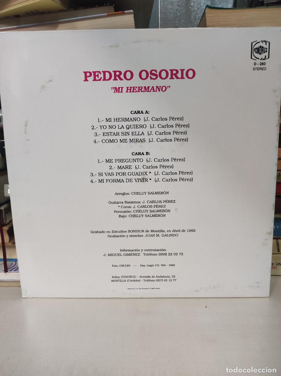 Discos de vinilo: PEDRO OSORIO MI HERMANO - Foto 2