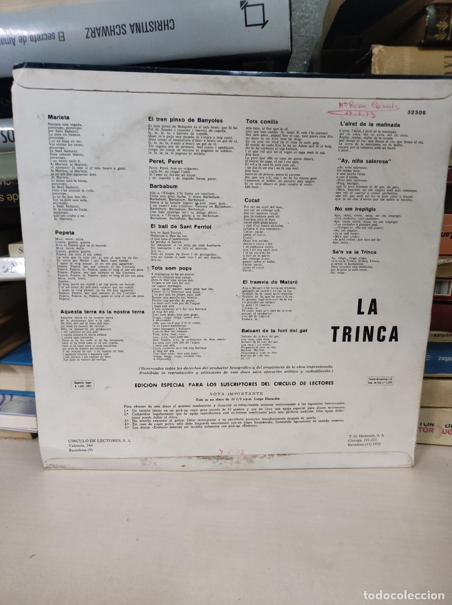 Discos de vinilo: La Trinca &ndash; La Trinca - Foto 2