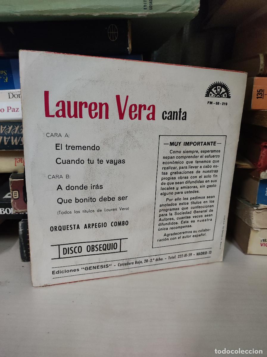 Discos de vinilo: Lauren Vera &ndash; Canta El Tremendo - Foto 2
