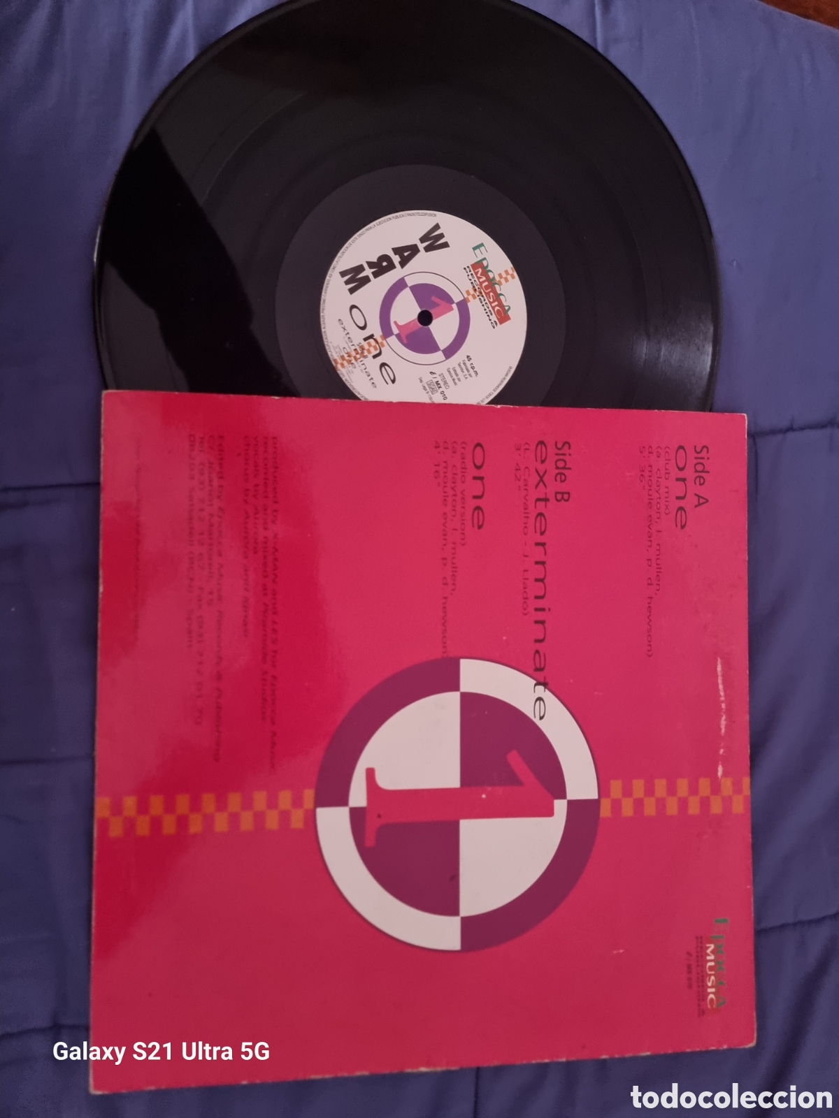 Discos de vinilo: WARM ONE MAXI EPOCCA MUSIC 1994 - Foto 4
