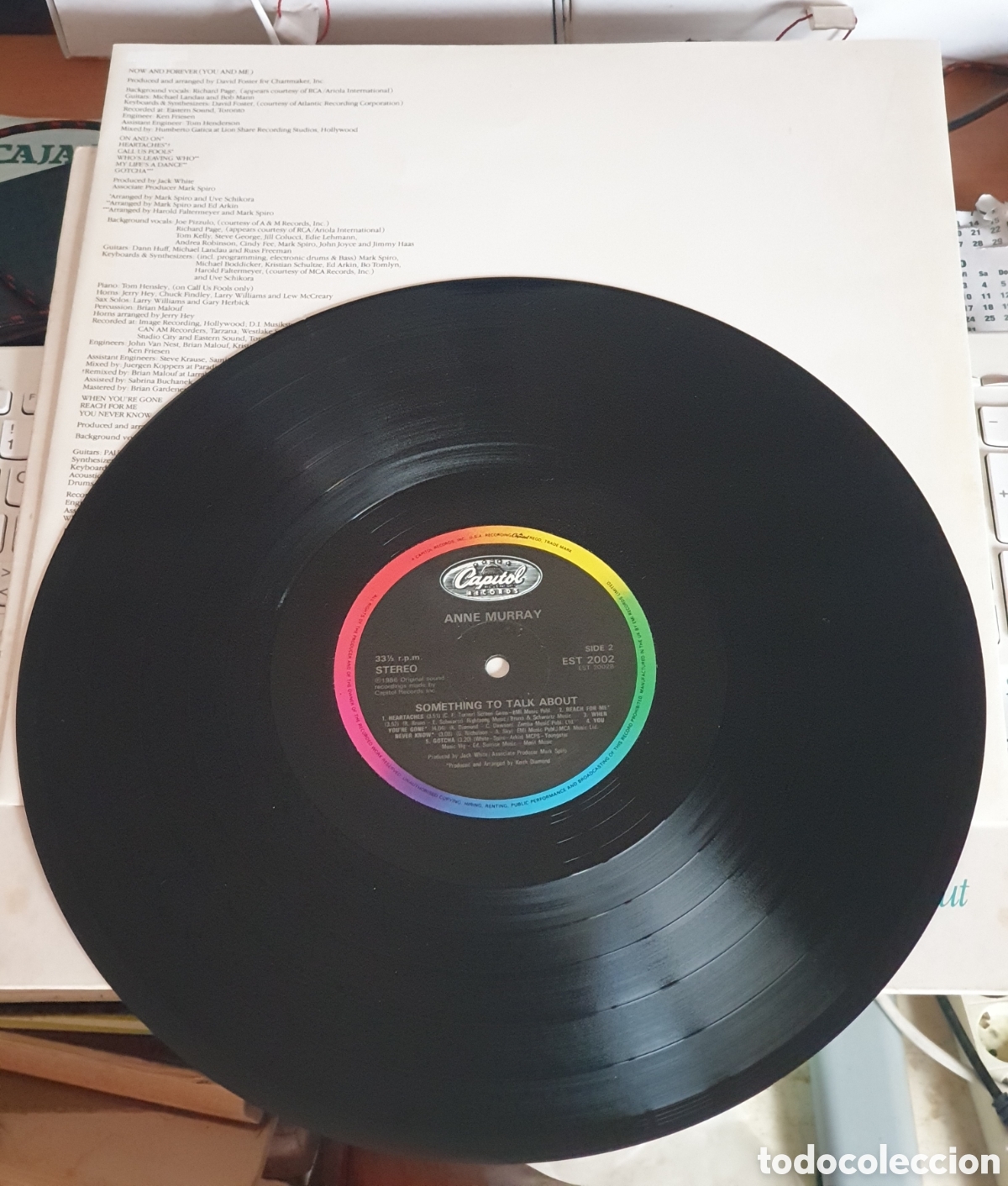 Discos de vinilo: Anne Murray - Something to talk - Foto 2