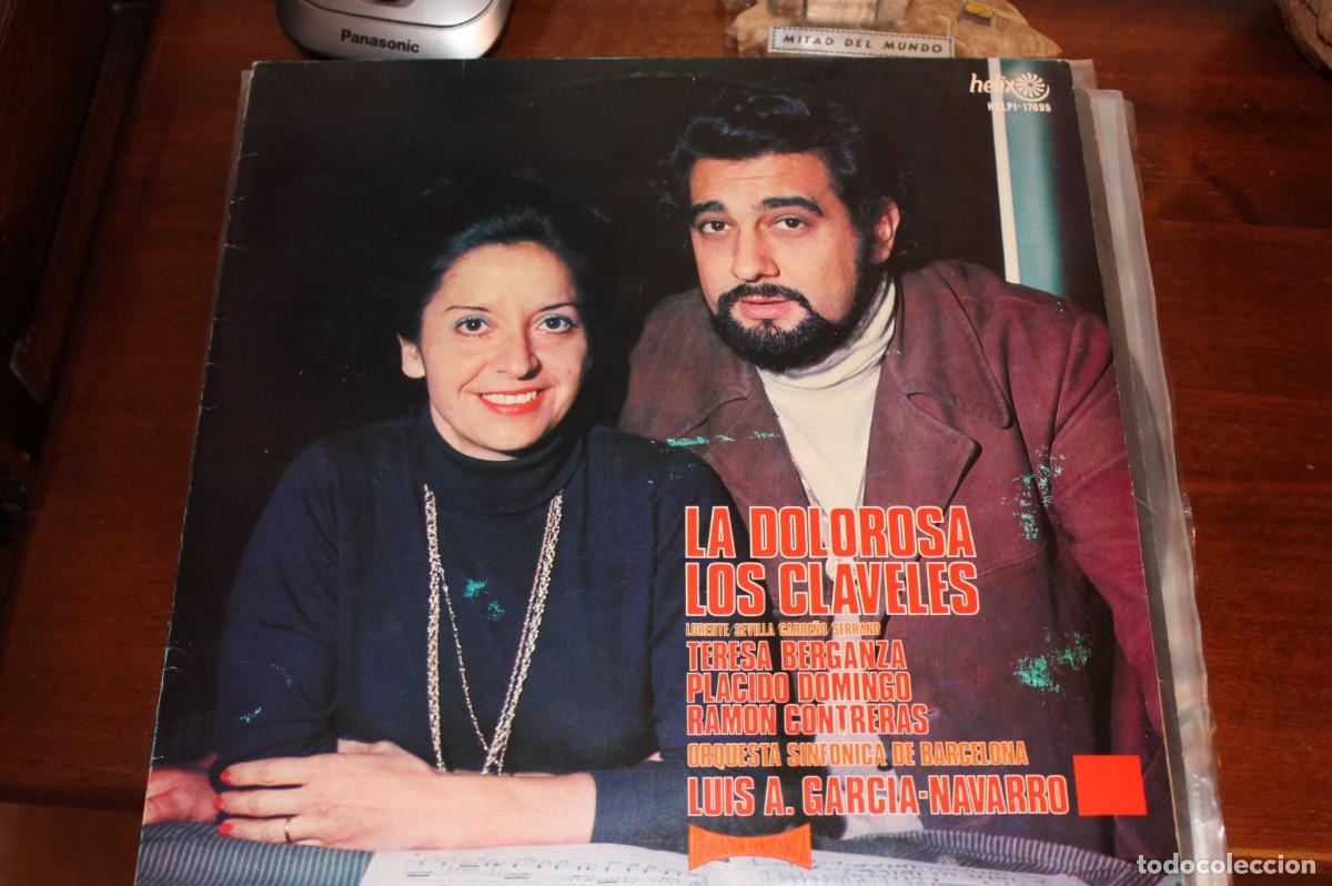 Discos de vinilo: PLACIDO DOMINGO - LA DOLOROSA / LOS CLAVELES - Foto 1