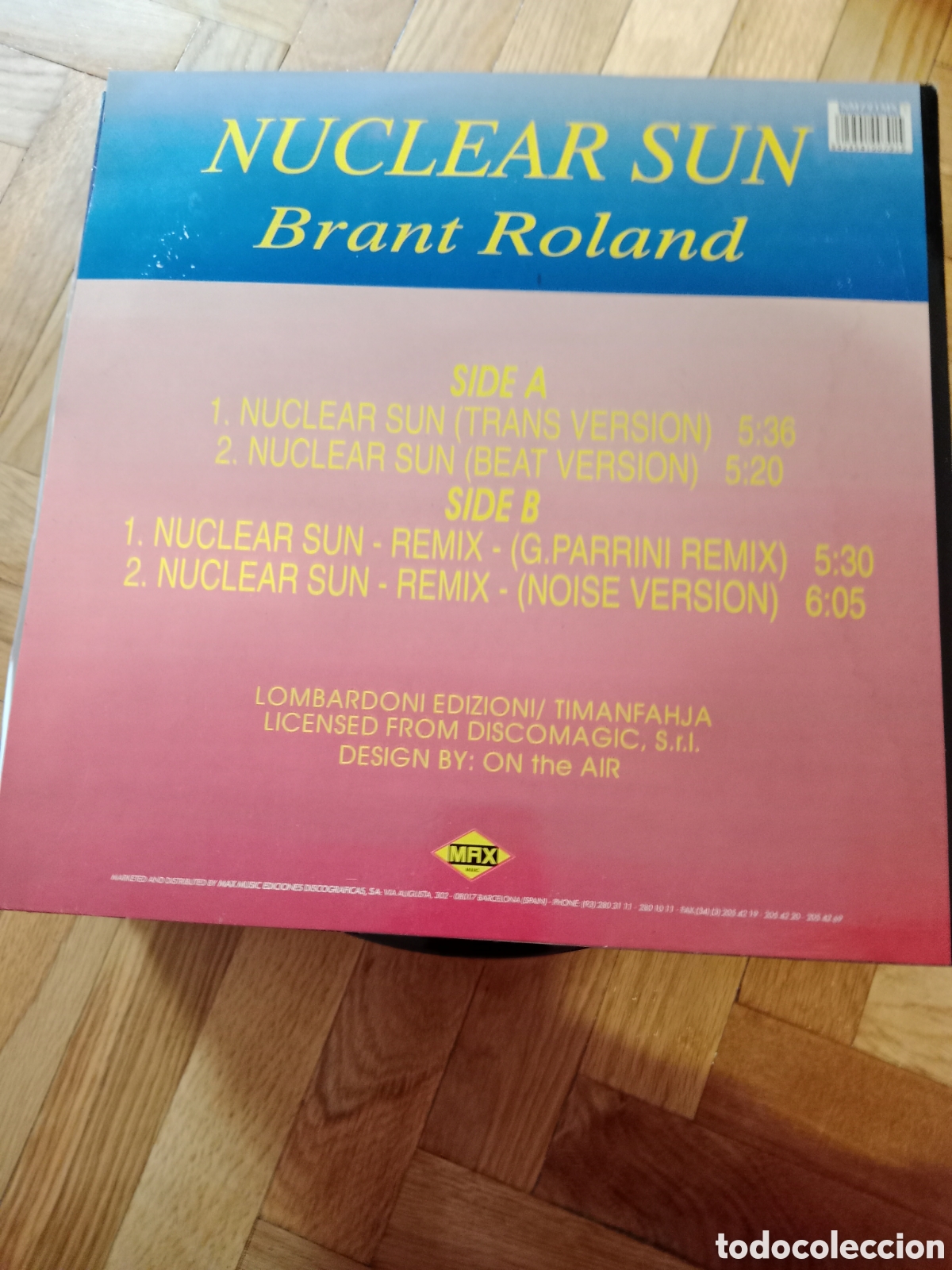 Discos de vinilo: Brant Roland - Nuclear sun (Espa&ntilde;a 1993) - Foto 2
