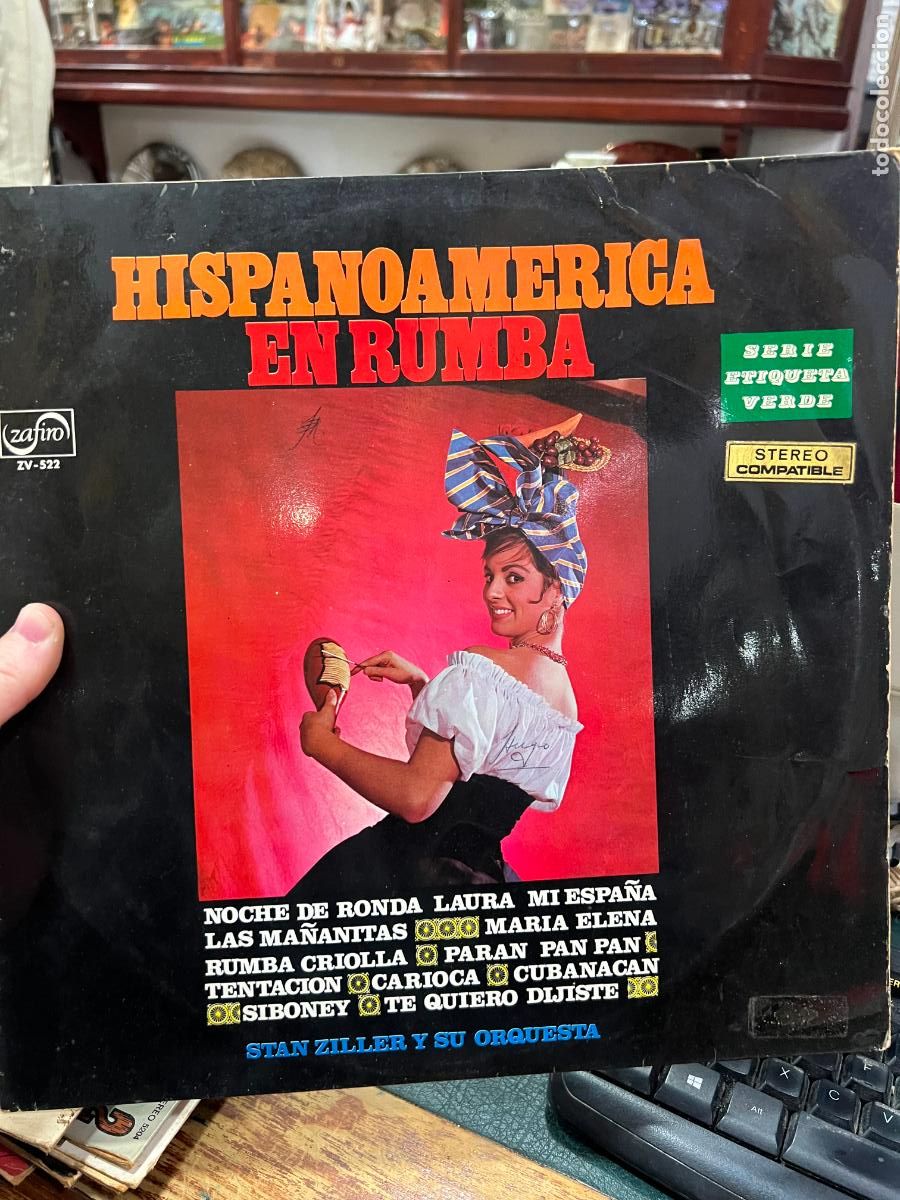 Disques de vinyle: LP HISPANOAMERICA EN RUMBA