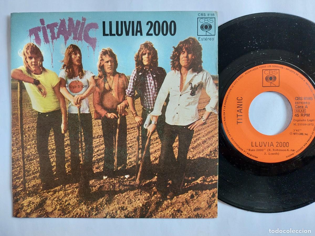 Discos de vinilo: TITANIC - 45 Spain - MINT * LLUVIA 2000 / RUBIA - Foto 1
