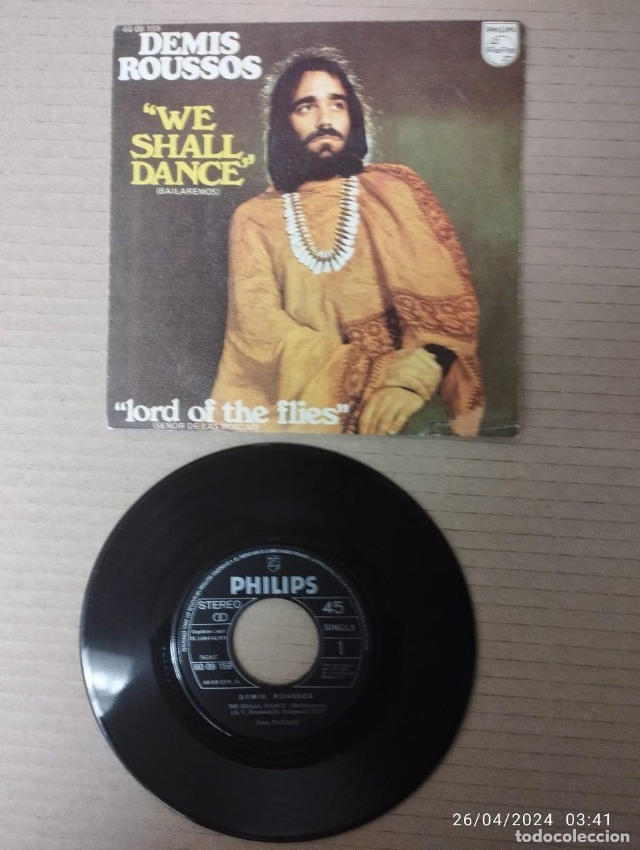 Discos de vinilo: DEMIS ROUSSOS - WE SHALL DANCE - SINGLE 1971 - Foto 1