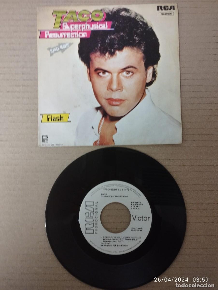 Discos de vinilo: TACO - SUPERPHYSICAL - SINGLE1984 - Foto 1