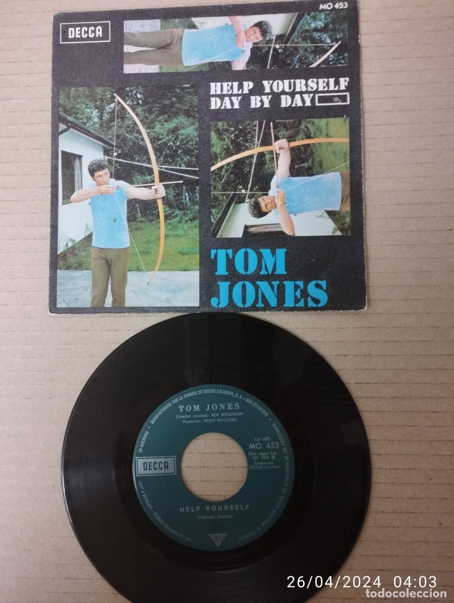 Discos de vinilo: TOM JONES - HELP YOURSELF - SINGLE - SINGLE 1968 - Foto 1
