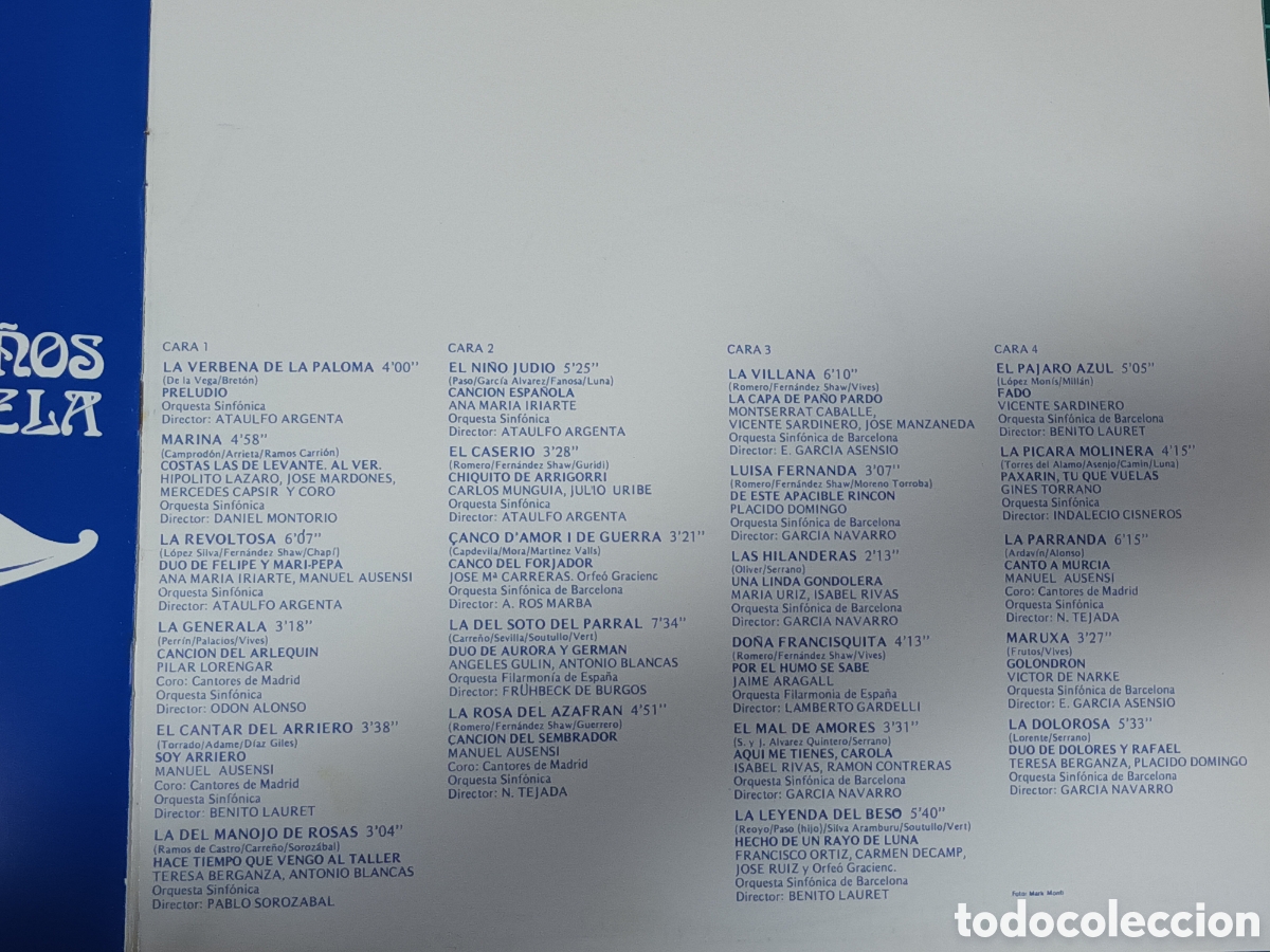 Discos de vinilo: 50 a&ntilde;os de zarzuela 2lp - Foto 2