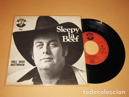 Discos de vinilo: SLEEPY LABEEF - ROLL OVER BEETHOVEN - SINGLE - 1979 - Foto 1