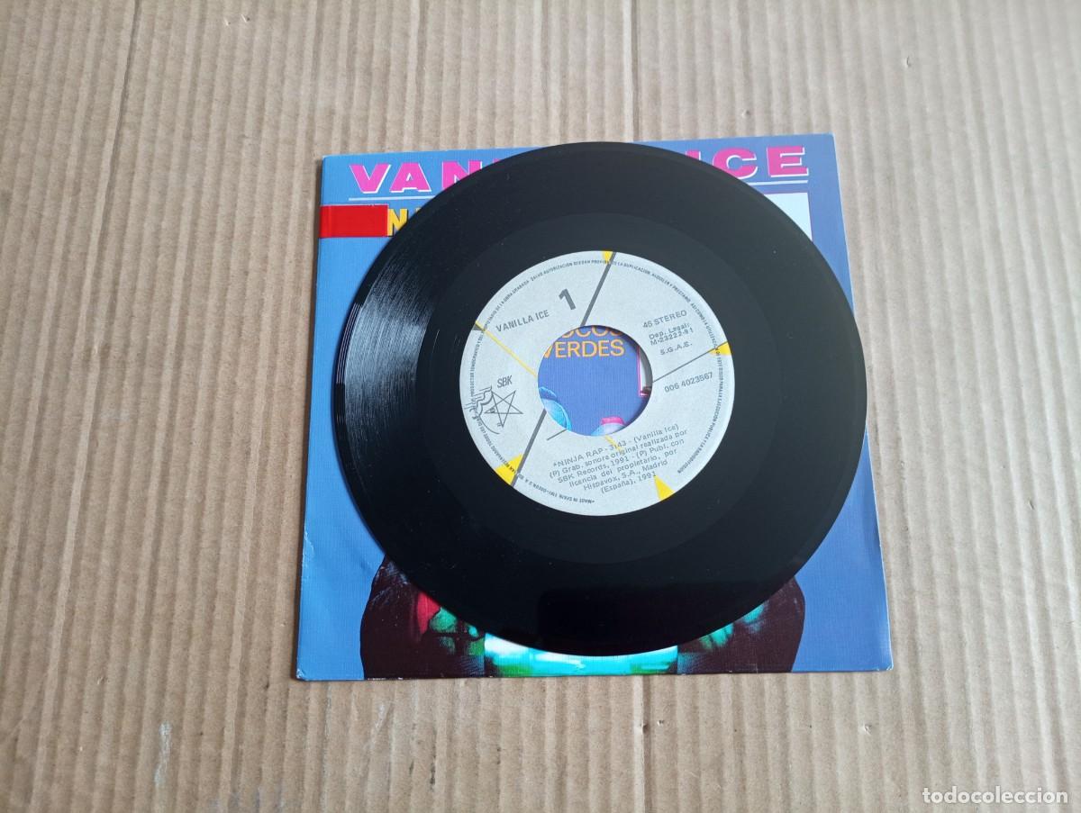 Discos de vinilo: VANILLA ICE - NINJA RAP SINGLE 1991 EDICION ESPA&Ntilde;OLA - Foto 2