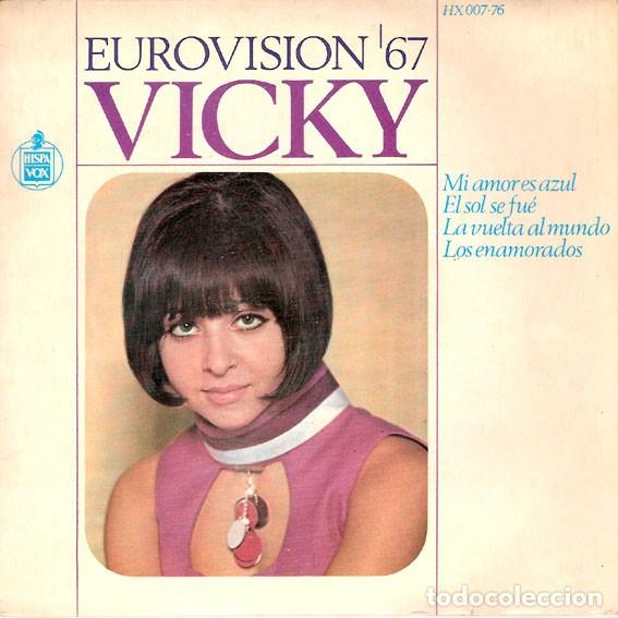 Discos de vinilo: Vicky &ndash; Eurovision 67 EP - Foto 1