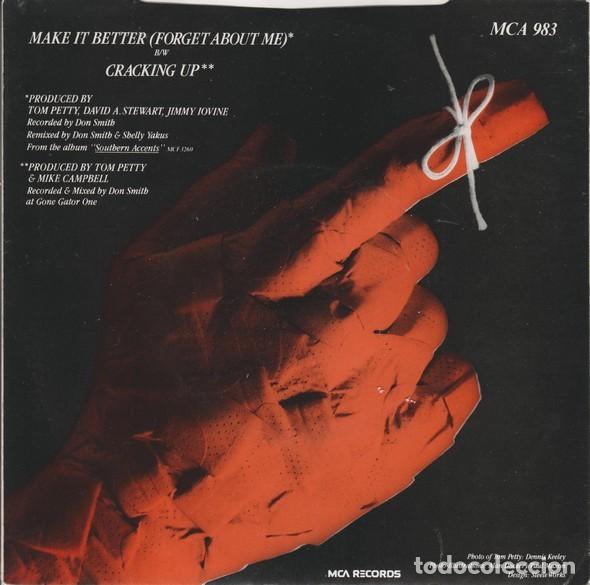 Discos de vinilo: Tom Petty And The Heartbreakers &ndash; Make It Better (Forget About Me) - Foto 2