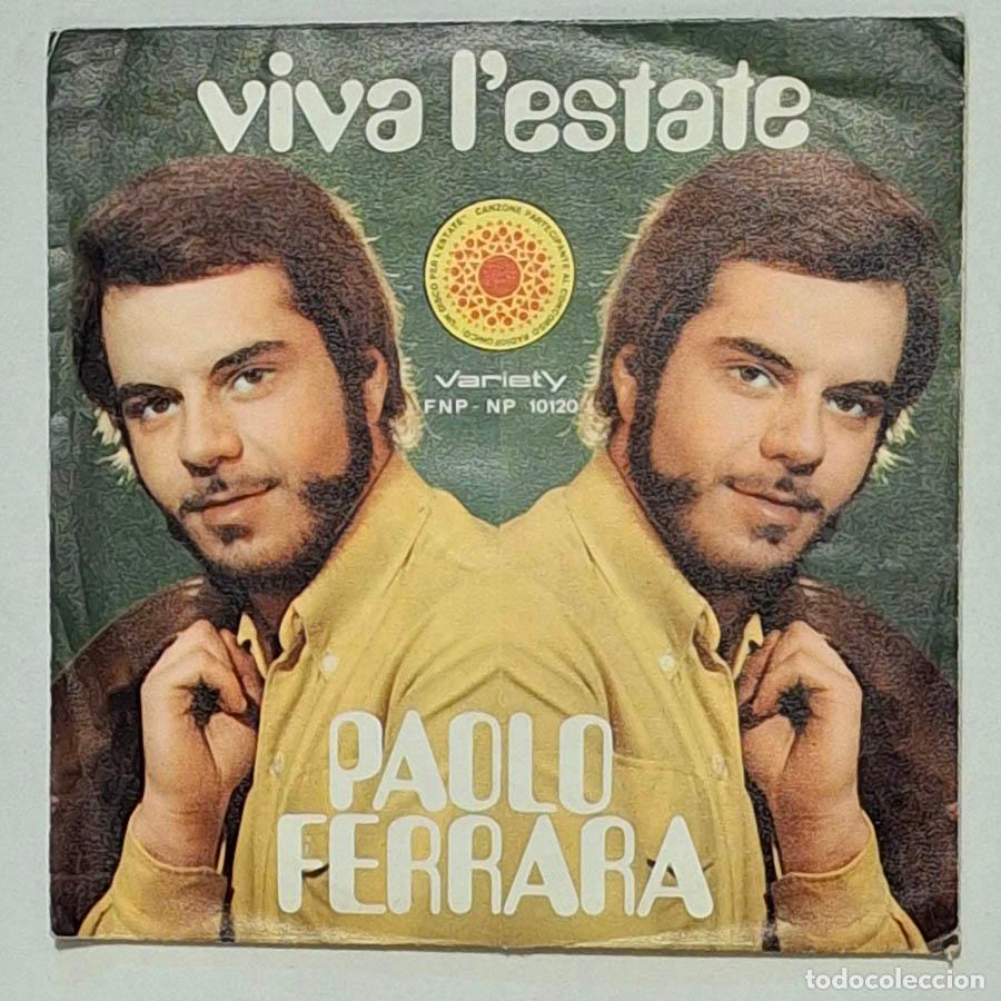 Discos de vinilo: PAOLO FERRARA ?� VIVA LESTATE - Foto 1