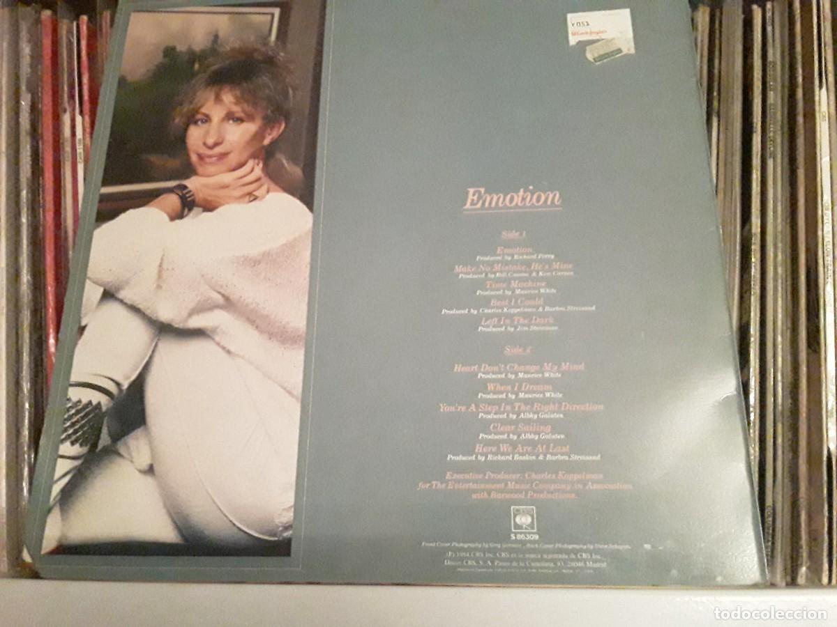 Discos de vinilo: Barbra Streisand &lrm;&ndash; Emotion - lp spain - Foto 2