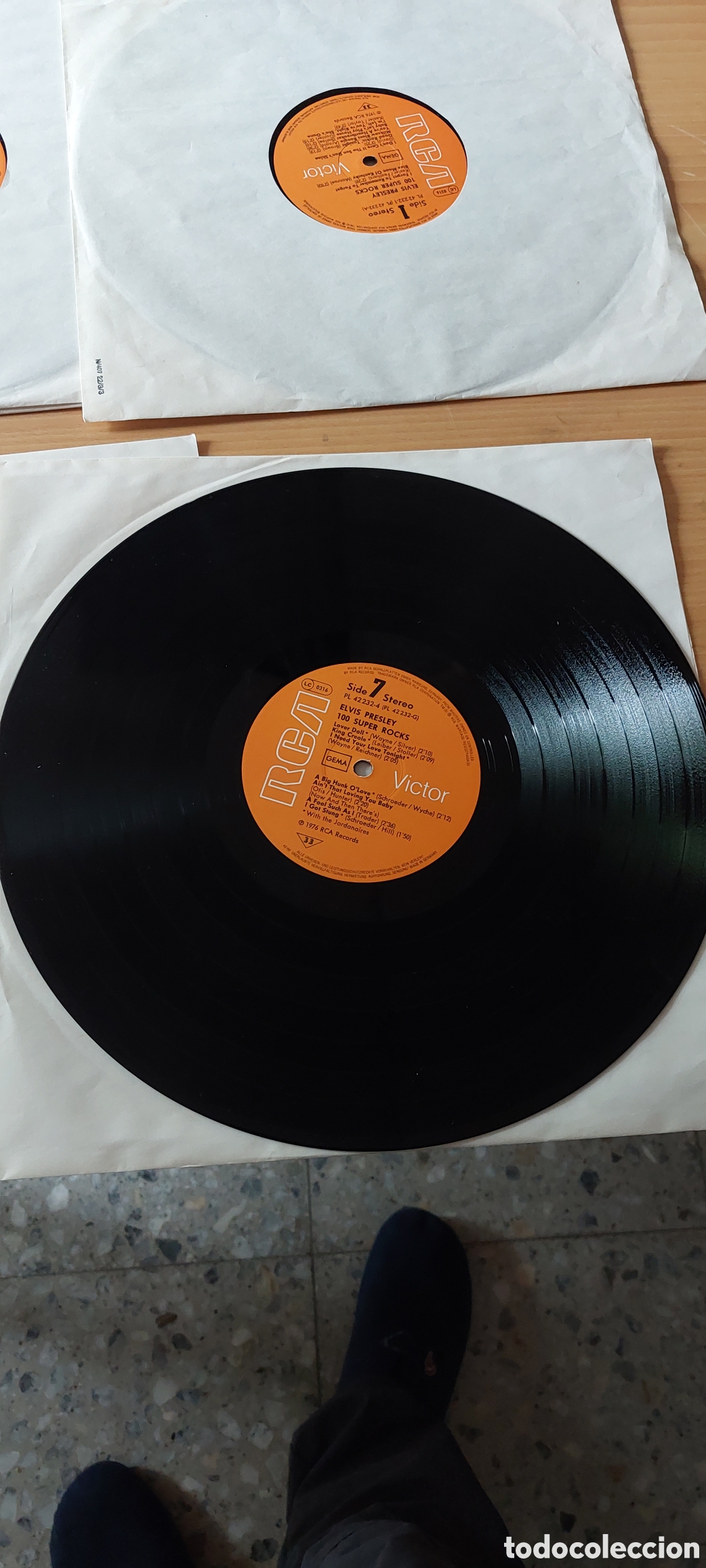 Discos de vinilo: Elvis 100 s&uacute;per rocks - Foto 4