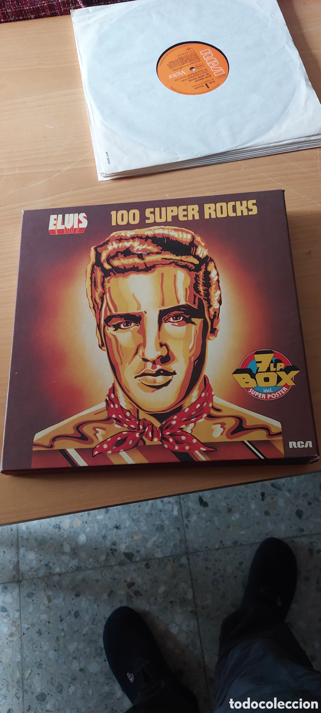 Discos de vinilo: Elvis 100 s&uacute;per rocks - Foto 1