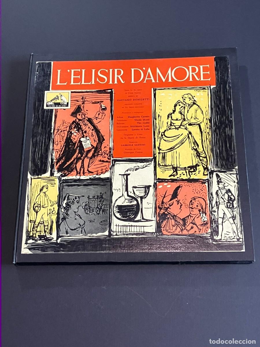 Discos de vinilo: Lelisir Damore - Donizetti - 2 Vinilos E.M.I. - Foto 1