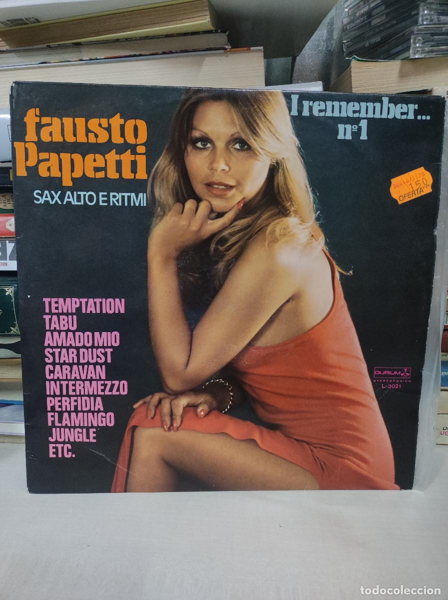Discos de vinilo: fausto papetti SAX ALTO E RITMI - Foto 1