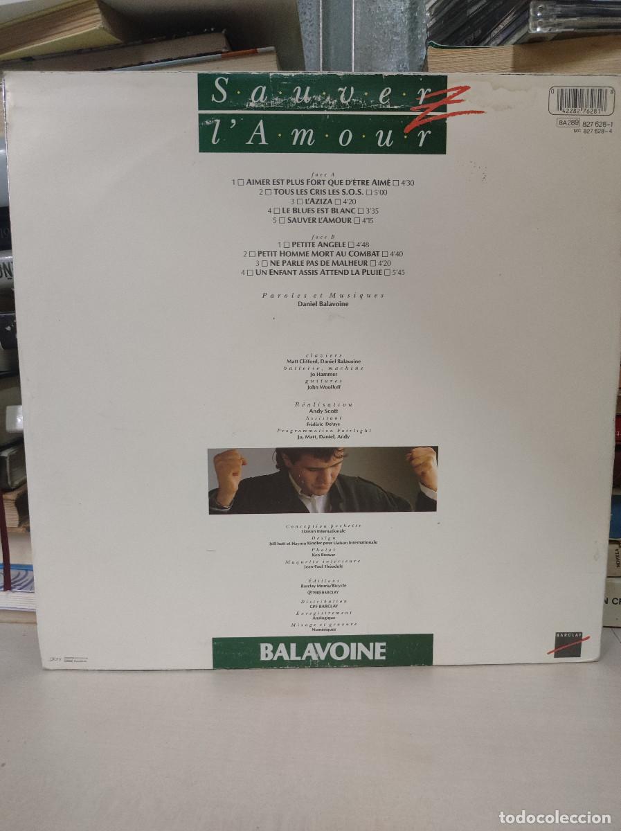 Discos de vinilo: Balavoine &ndash; Sauver LAmour - Foto 2