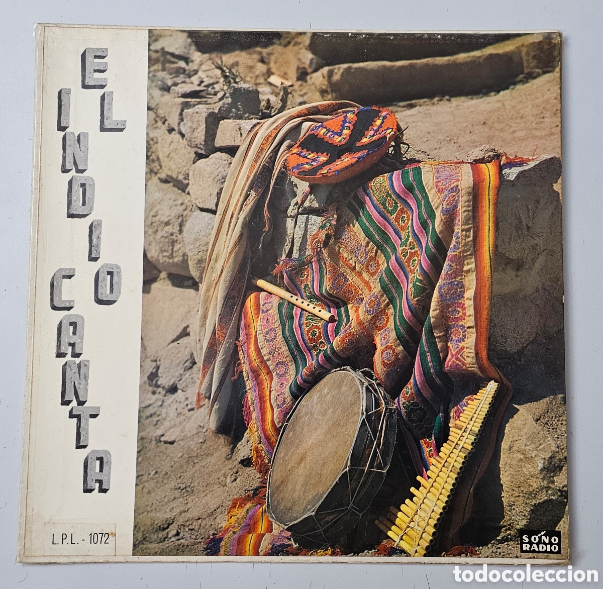 Dischi in vinile: LP V/A EL INDIO CANTA (Per&uacute; - Sonoradio - 1963) Andean Folk MUY RARO