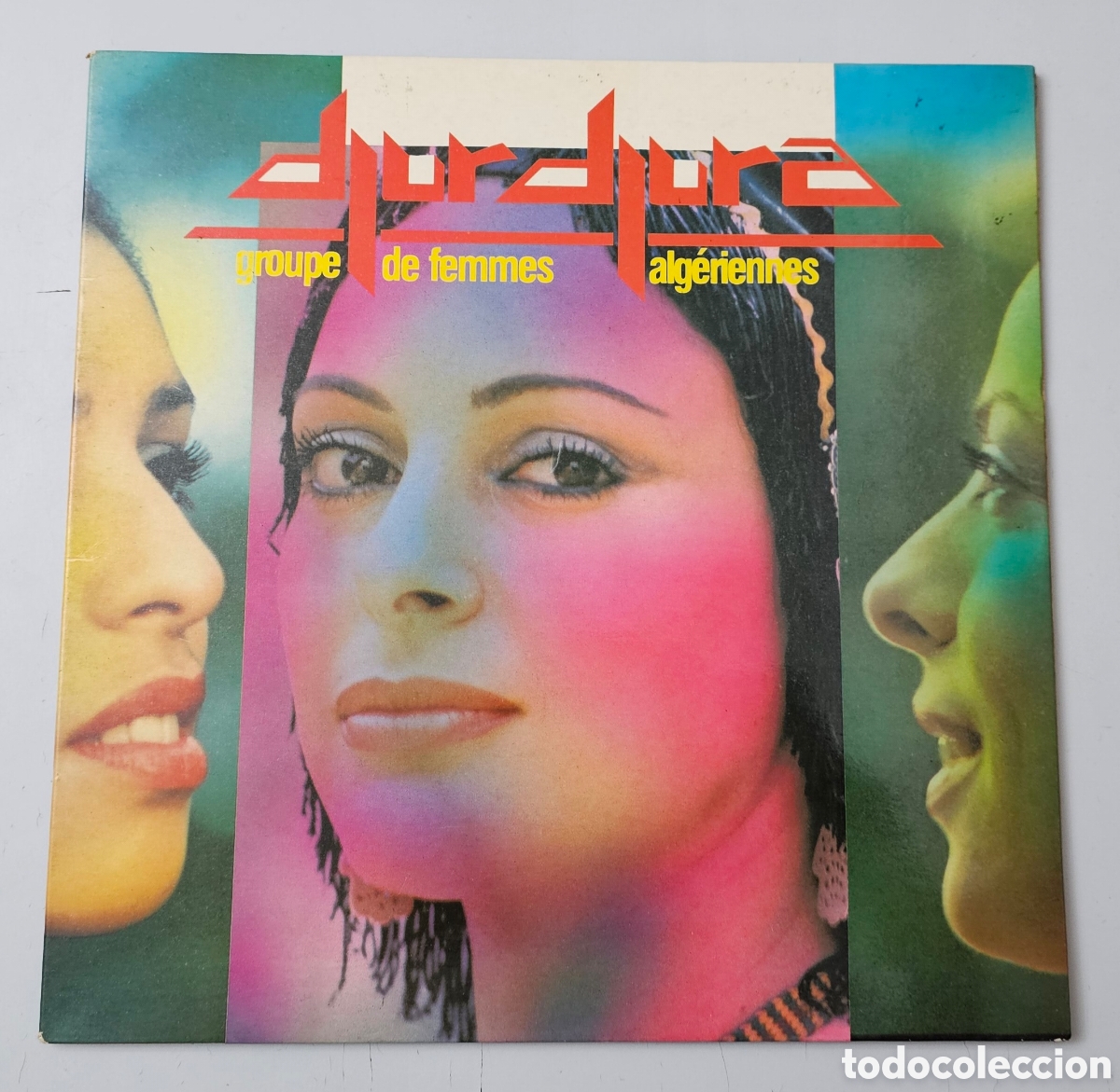 Disques de vinyle: LP DJURDJURA - Groupe De Femmes Alg&eacute;riennes (Francia - Kondo Ra - 1982) Argelia Pop Folk