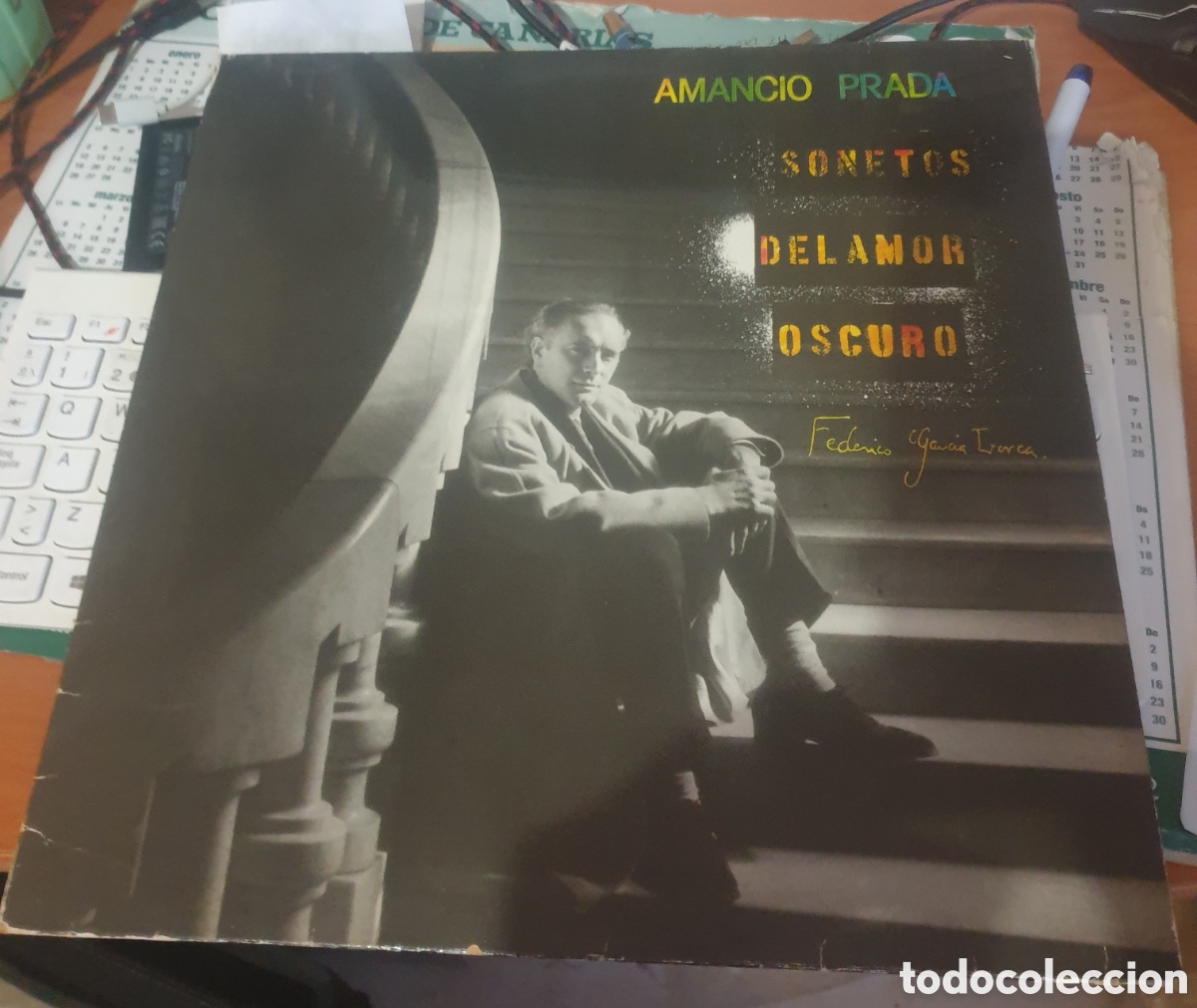 Discos de vinilo: Amancio Prada - Sonetos del amor oscuro - Foto 1