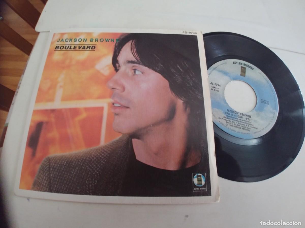 Discos de vinilo: JACKSON BROWNE-SINGLE BOULEVARD - Foto 1