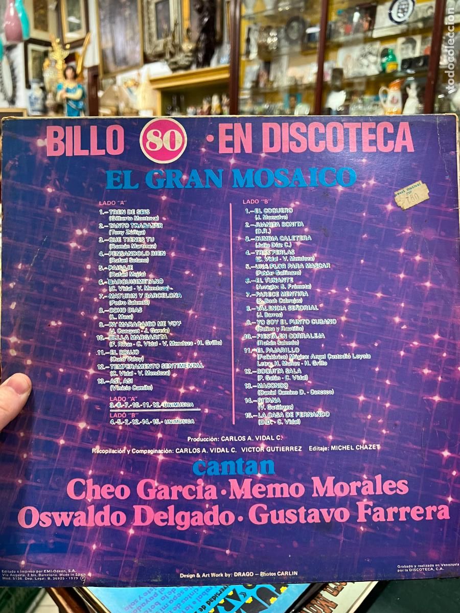 Discos de vinilo: LP BILLO&acute;S CARACAS BOYS - Foto 2
