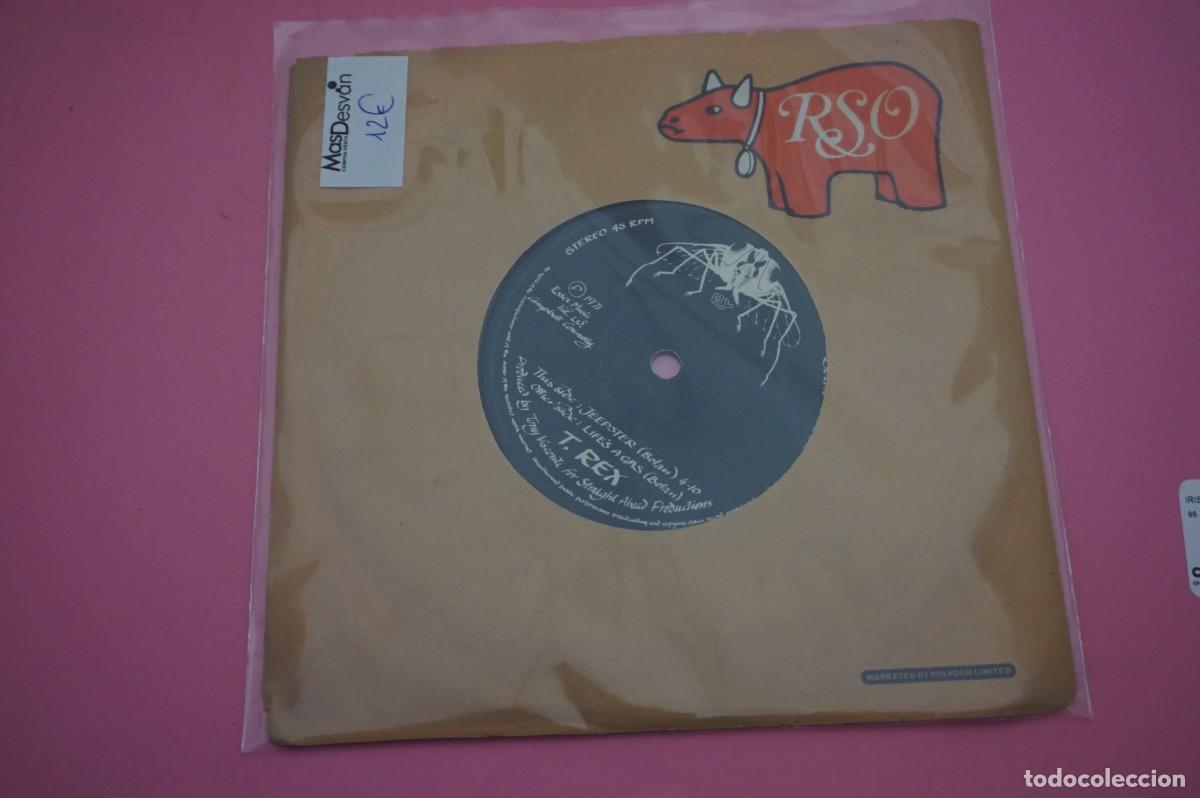 Discos de vinilo: T. Rex - Jeepster (7&rdquo;, Single, Sol) - VINILO EN ESTADO EXCELENTE - Foto 3