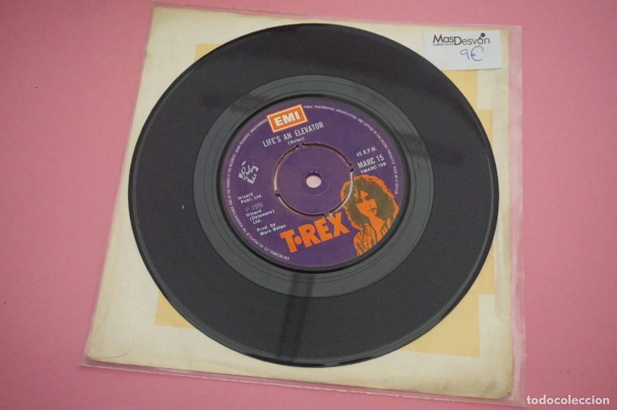 Discos de vinilo: T&bull;Rex* - Laser Love (7&rdquo;, Single) - VINILO EN EXCELENTE ESTADO - Foto 2