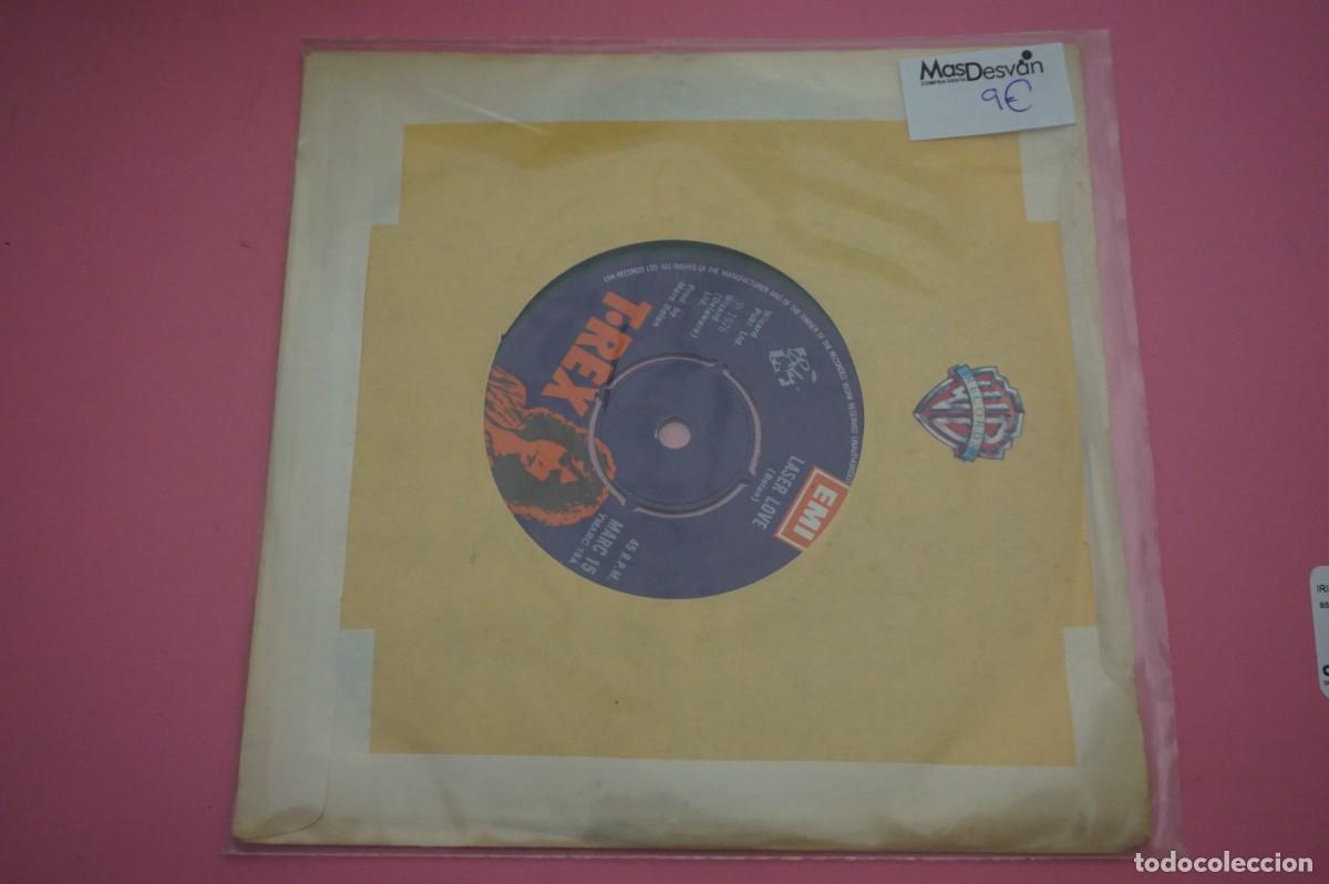 Discos de vinilo: T&bull;Rex* - Laser Love (7&rdquo;, Single) - VINILO EN EXCELENTE ESTADO - Foto 3