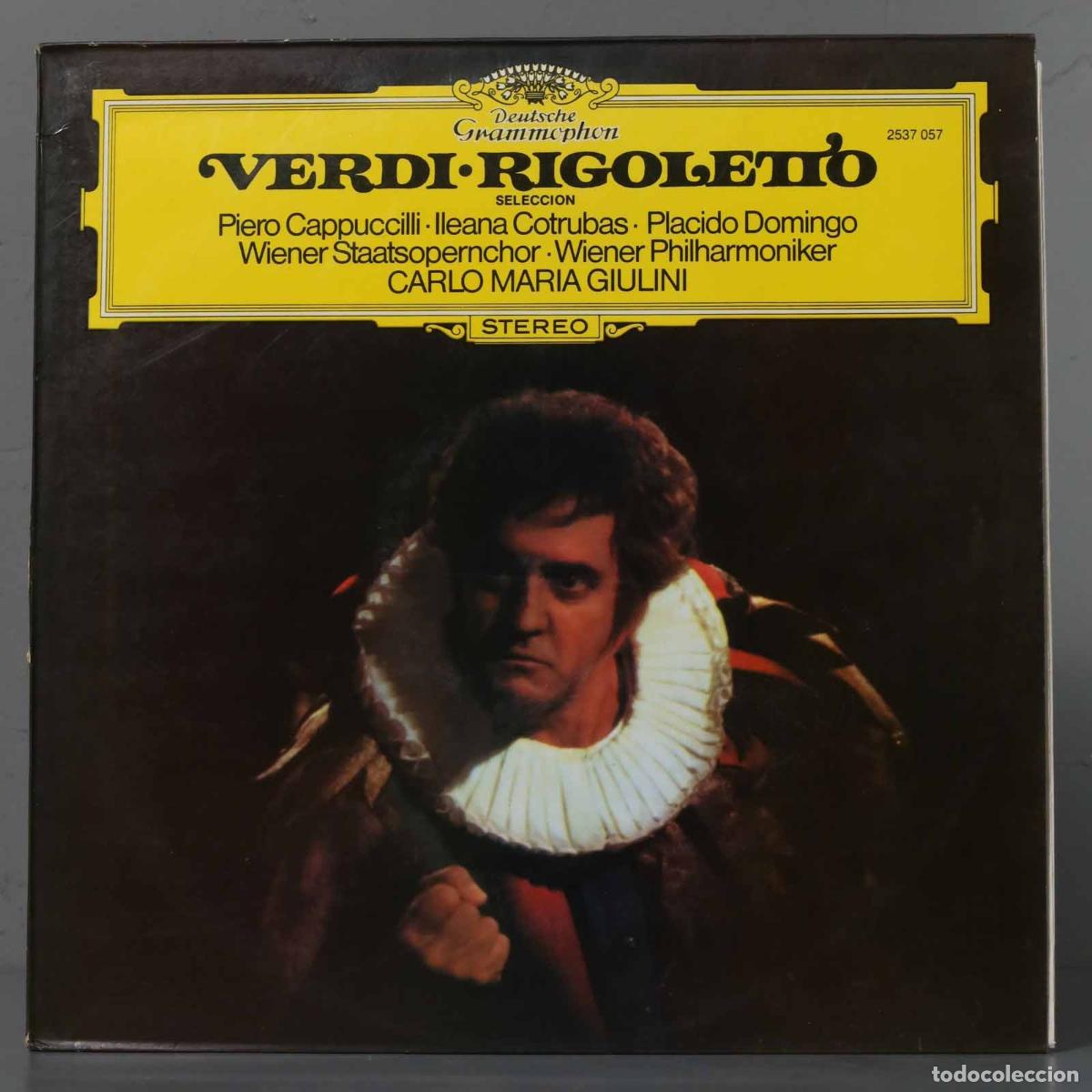 Discos de vinilo: LP. Verdi &ndash; Rigoletto. GIULINI - Foto 1