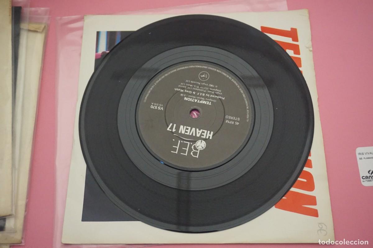 Discos de vinilo: Heaven 17 - Temptation (7&rdquo;, Single) - VINILO EN EXCELENTE ESTADO - Foto 2