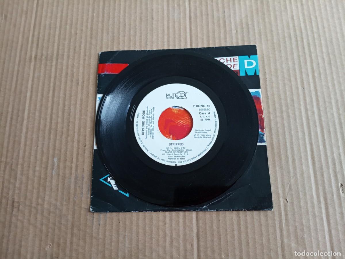 Discos de vinilo: DEPECHE MODE - STRIPPED SINGLE 1986 EDICION ESPA&Ntilde;OLA - Foto 2