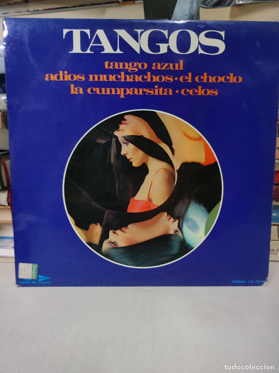Discos de vinilo: TANGOS TANGO AZUL ADIOS MUCHACHOS - Foto 1