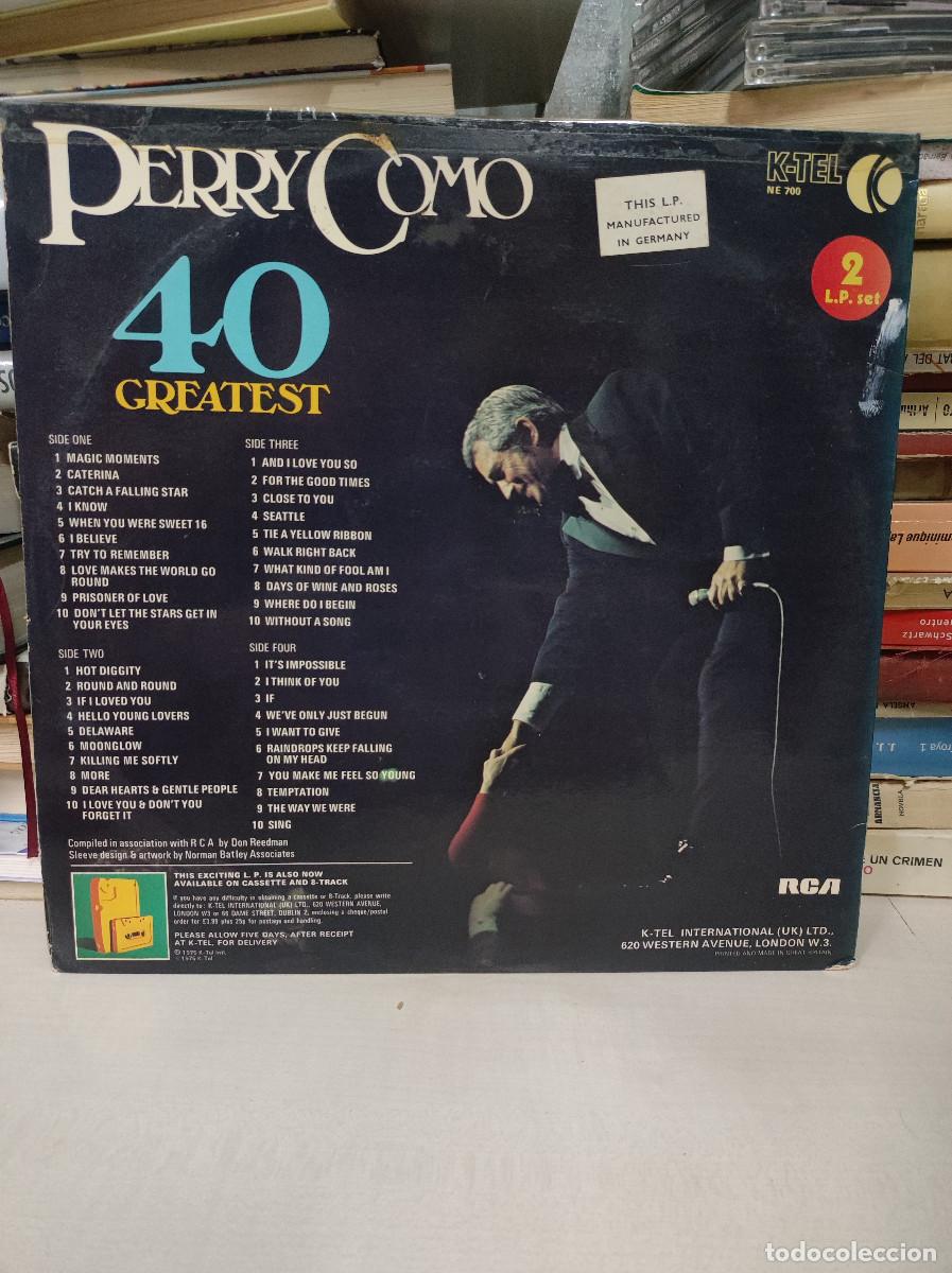Discos de vinilo: Perry Como &ndash; 40 Greatest - Foto 2
