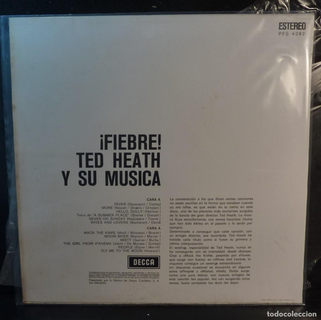Discos de vinilo: TED HEATH // FEVER!! // 1970 // LP - Foto 2