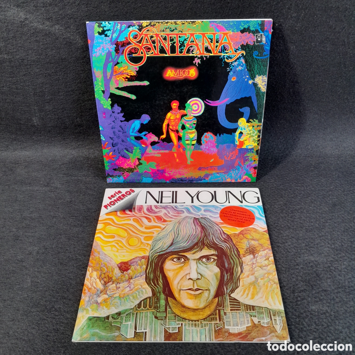 lp-102. pareja de lps, discos de vinilo. santan - Compra venta en  todocoleccion