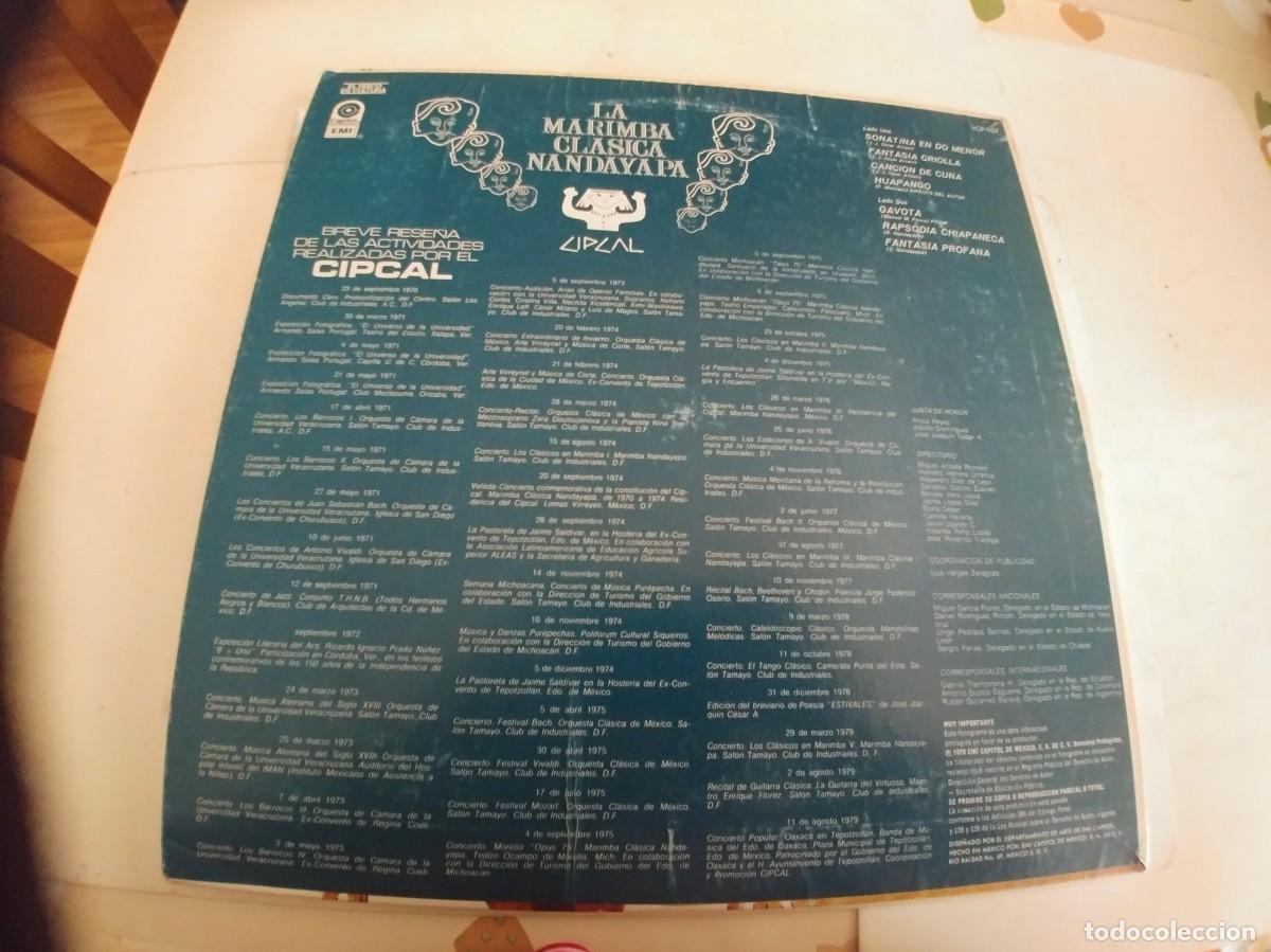 Discos de vinilo: LA MARIMBA CLASICA NANDAYAPA-LP - Foto 2