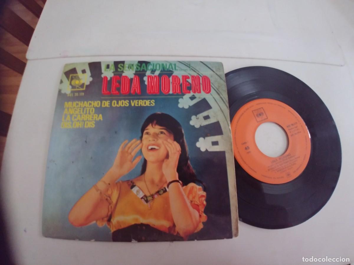 Discos de vinilo: LEDA MORENO-EP MUCHACHO DE OJOS VERDES +3 - Foto 1