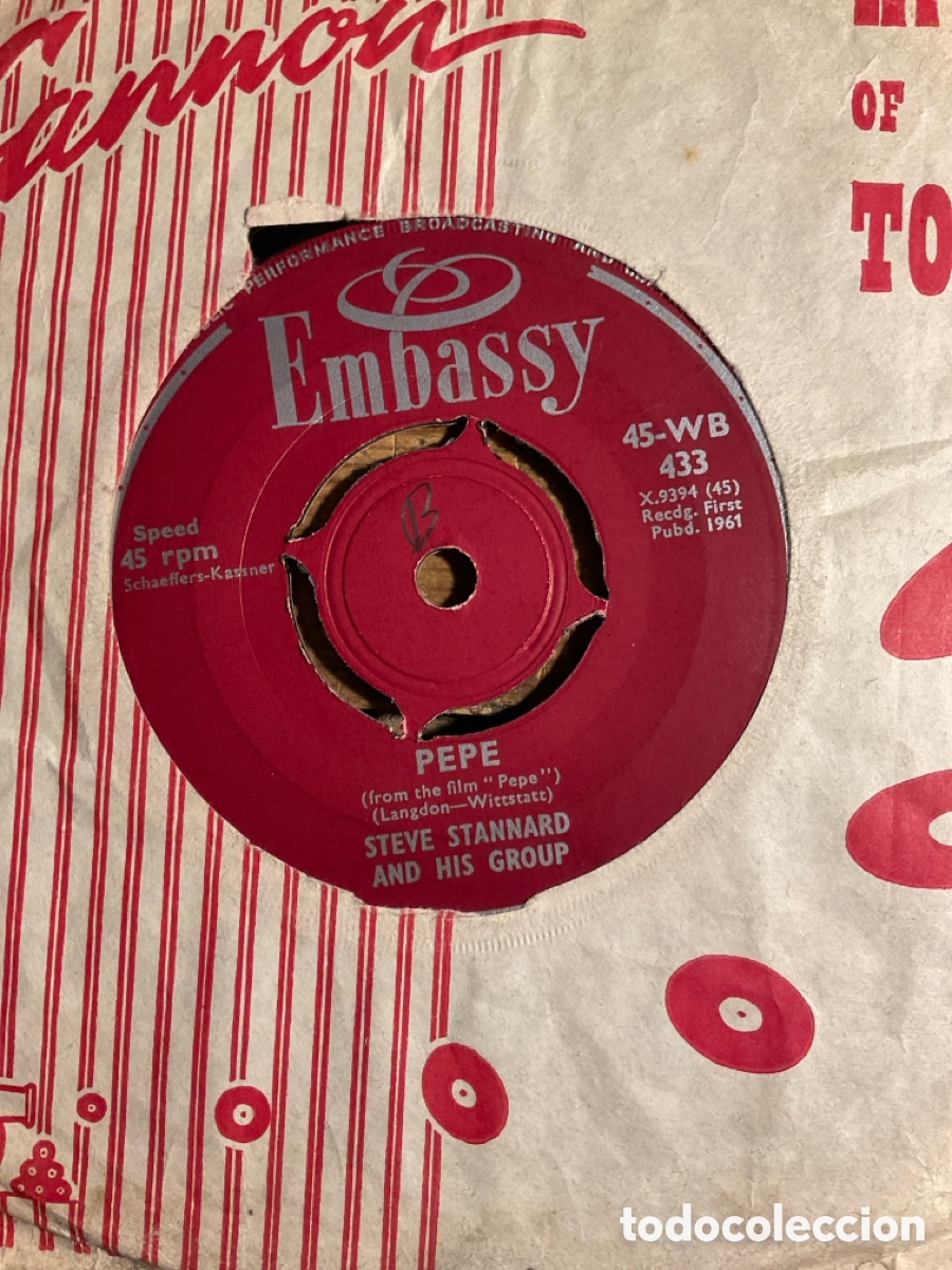 Discos de vinilo: Steve Stannard and his group-PEPE - Foto 1