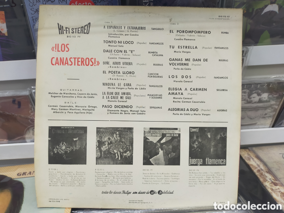 Discos de vinilo: Los canasteros LP 1964 - Foto 2