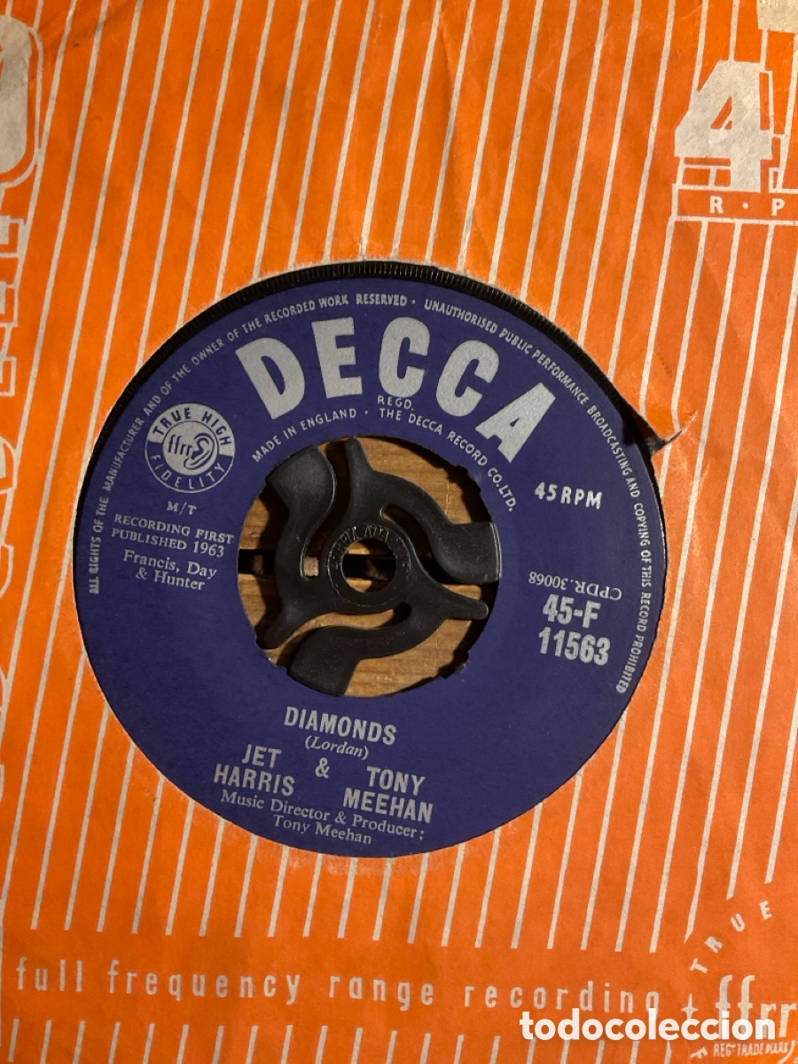 Discos de vinilo: Jet Harris & Tony Meehan-Diamonds - Foto 1