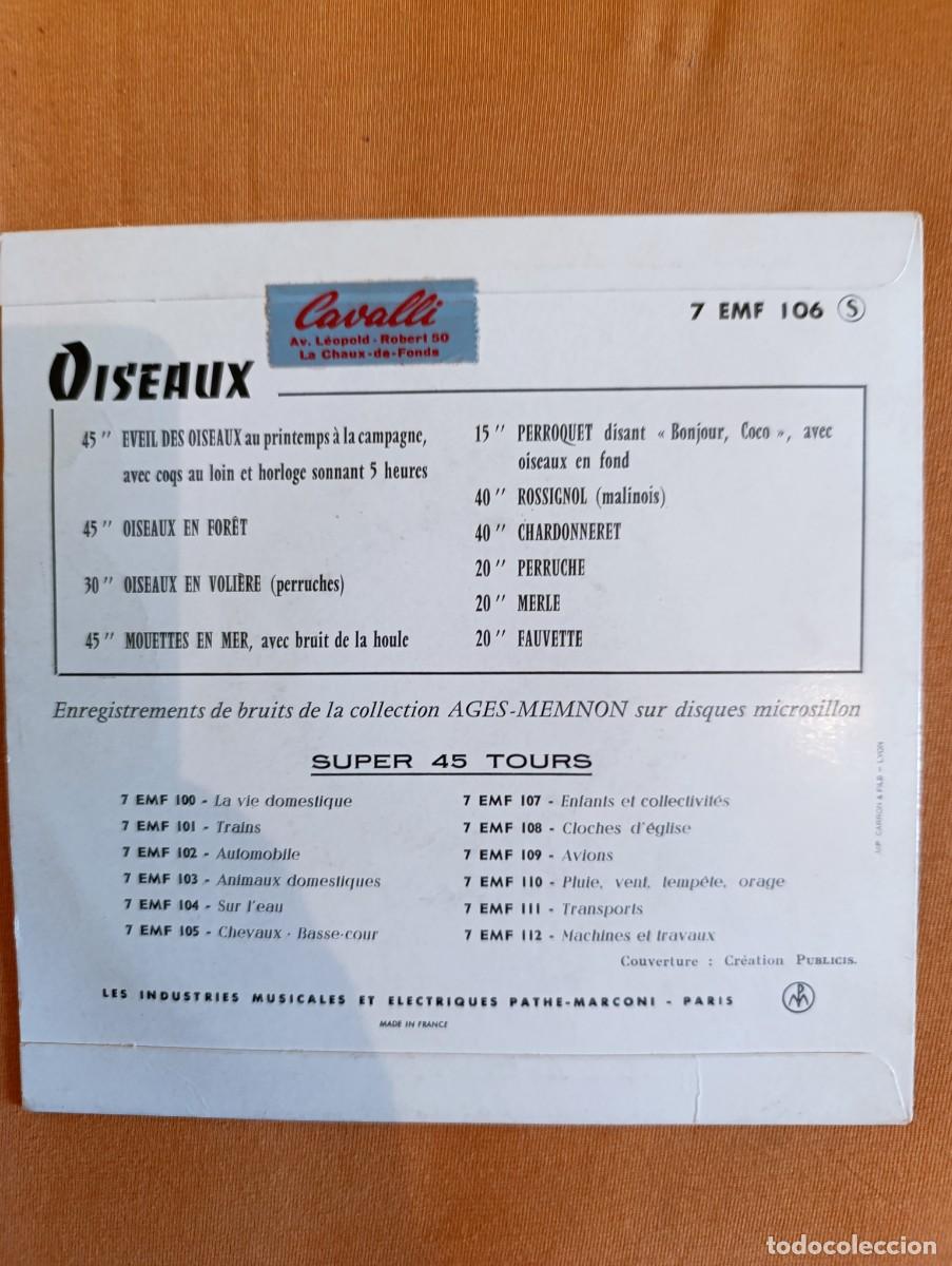 Discos de vinilo: Disco de vinilo Bruitage Cin&eacute;ma Volume 7: Oiseaux - Foto 4