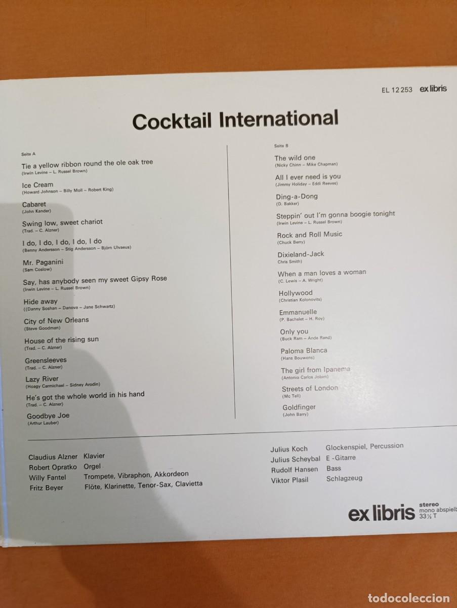 Discos de vinilo: Disco de vinilo Various &ndash; Cocktail International - Foto 6
