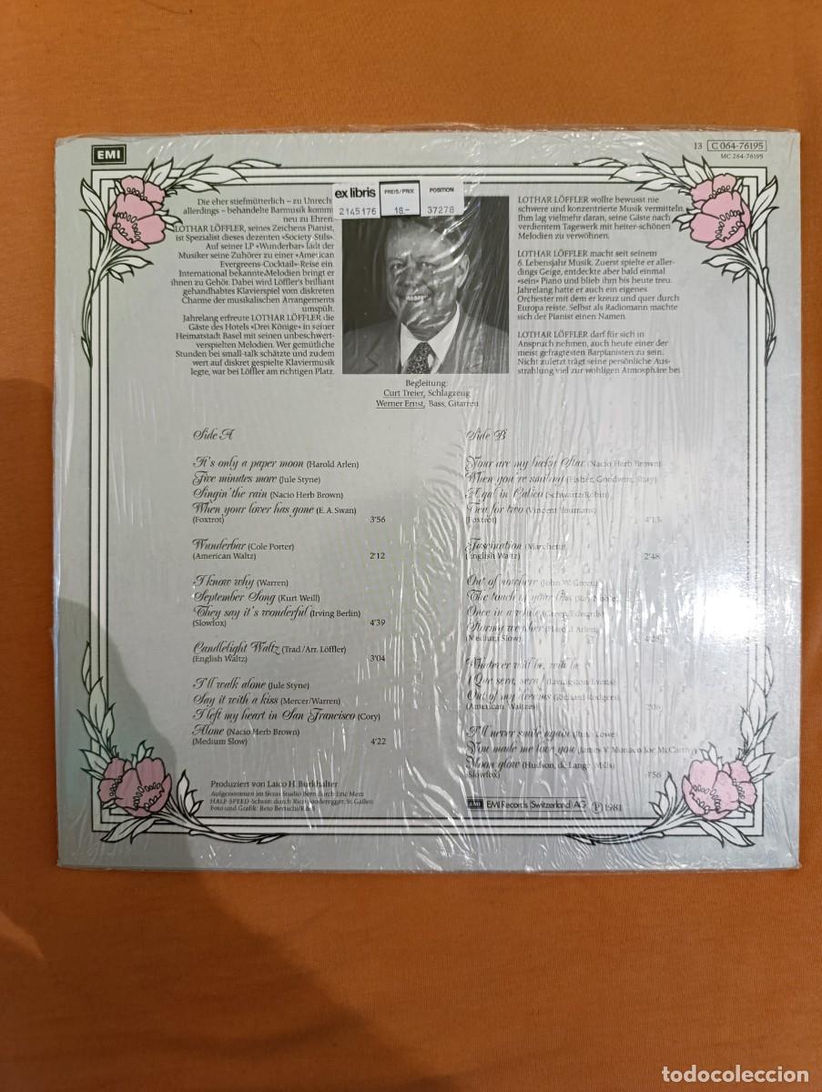 Discos de vinilo: Disco de vinilo Wunderbar Lothar L&ouml;ffler - Foto 3