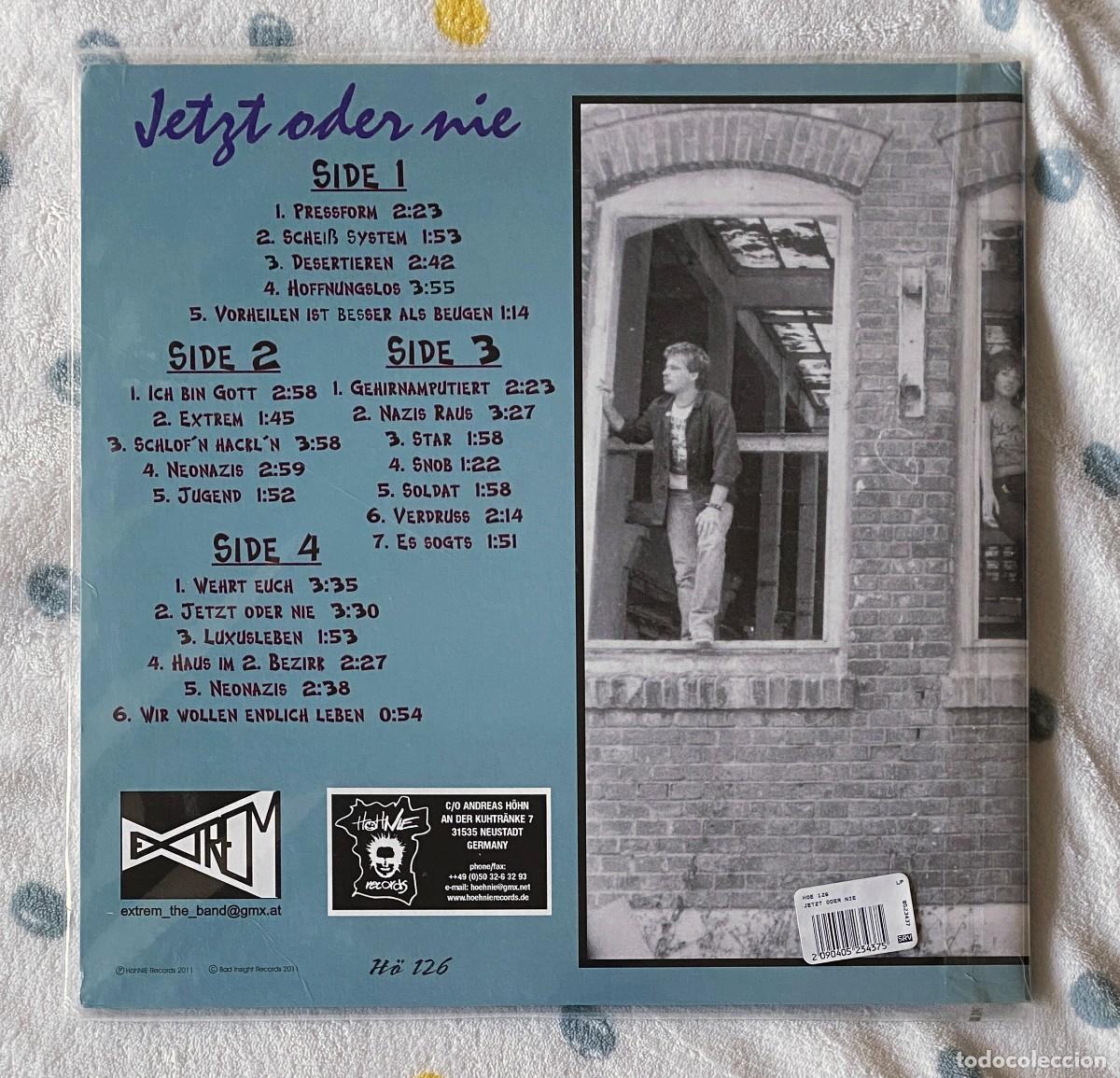 Discos de vinilo: EXTREM - JETZT ODER NIE 12 DOBLE LP GATEFOLD - HARDCORE PUNK - Foto 2