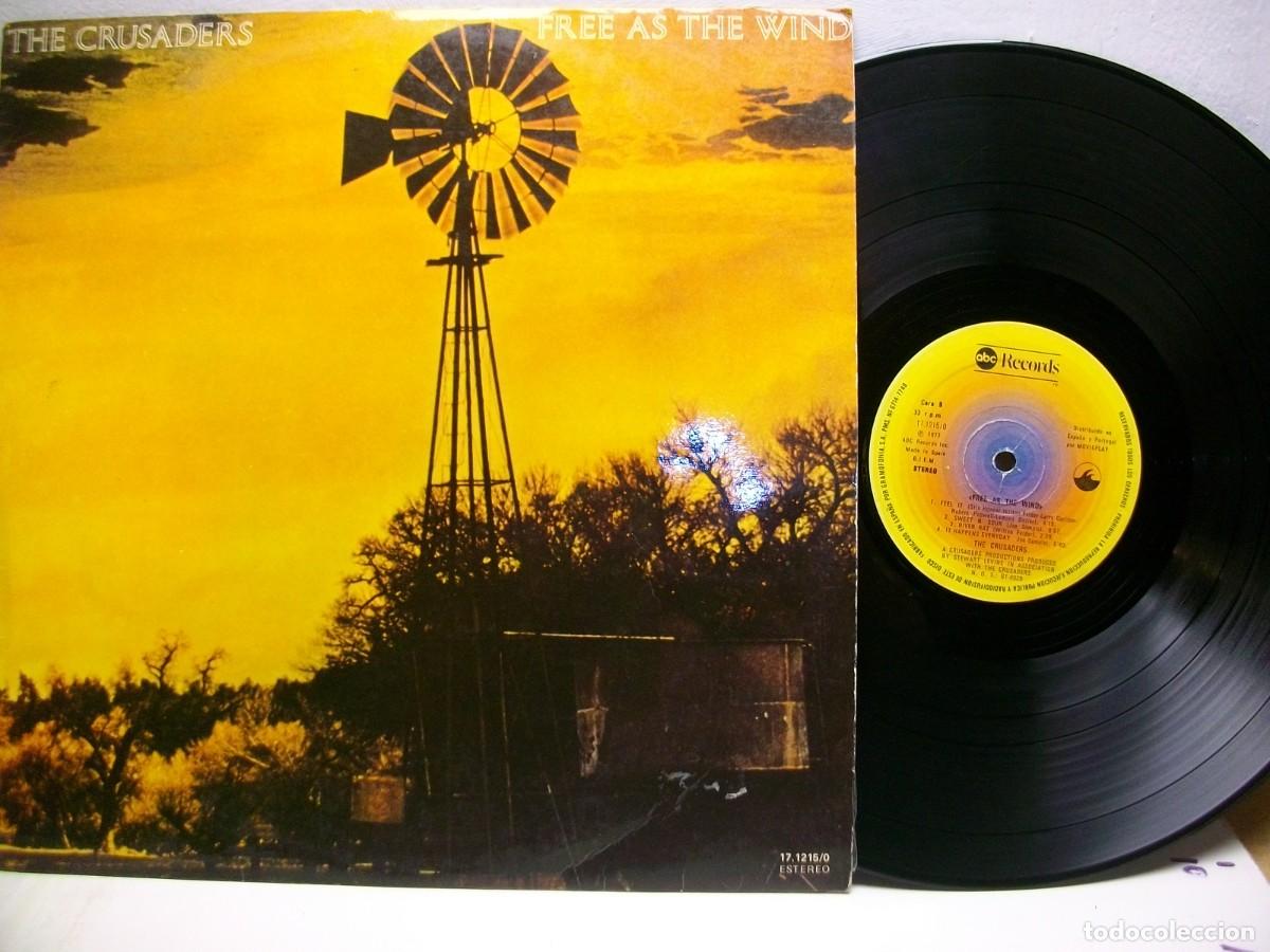 Discos de vinilo: THE CRUSADERS FREE AS THE WIND LP - Foto 1
